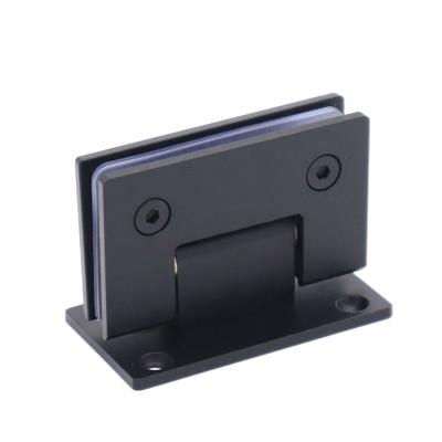 China Easy To Install And Durable Best Selling Shower Door Pivot Hinges Black Use For Wall To Glass for sale