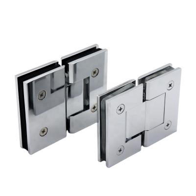 China Easy to install and durable hot sale high quality delta different sizes 180 degree glass door brass hinge for sale