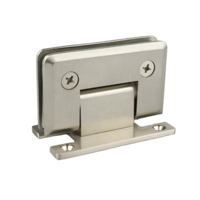 China Easy To Install And Durable Wholesale Summit 037 Brushed Nickel Wall Mount Full Back Plate Shower Hinge for sale