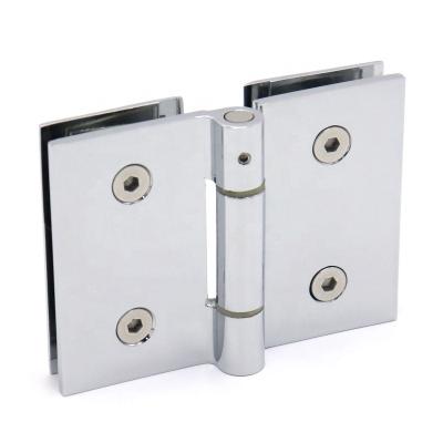 China Easy to install and durable factory direct high quality brass door non-elastic pivot hinges for shower swing doors for sale