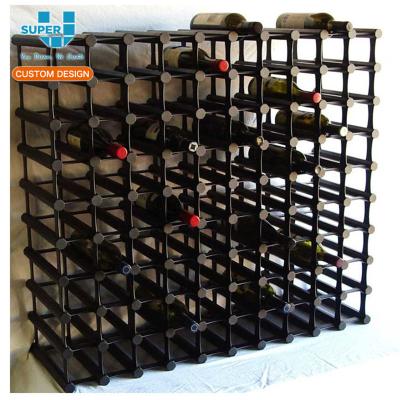 China Fashion Wholesale Metal Bottle Commercial Steel Cabinet For Wine Wine Display Custom Floor Rack for sale