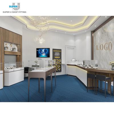 China Fashion Jewelry Showcase Display Jewelry Store Layout Design Jewelry Store Cashier Design for sale