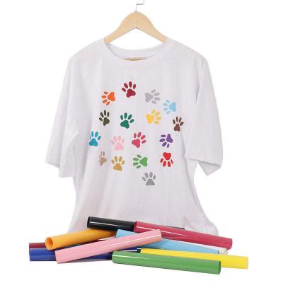 中国 Super Soft T-shirt Cut 230 Micron Sublimation Matte Anti Silicone Vinyl Heat Transfer Vinyl Hot Pressed Apparel 販売のため