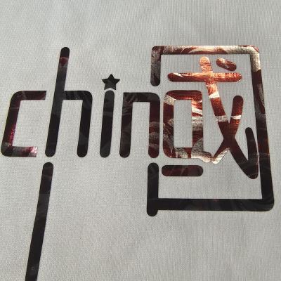 Chine PET Film is Garment Sticky Textile Adhesive Holographic Hot Pressed Vinyl à vendre