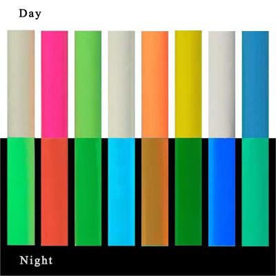 Chine Auto Luminescence By Light Absorption Manufacturer Direct Selling Textile Night Luminous Multicolor Thermal Transfer Vinyl Customization à vendre