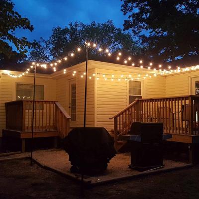 China Light Outdoor Waterproof Holiday Edison Decorative Led String Lights Fashionable LED String Tungsten G40 String Lights for sale