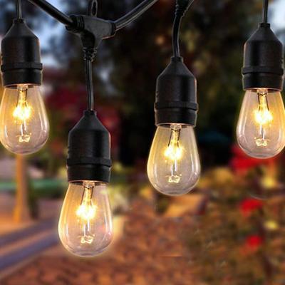 China Low Price Vintage Outdoor String Light S14 Light Indoor Outdoor String For Holiday Wedding Party Decorative Lights for sale