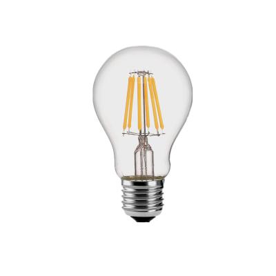 China OEM Residential Vintage Factory High Lumen Decorative Filament Led Light Bulbs Clear Glass 2700K Edison Light Bulb for sale