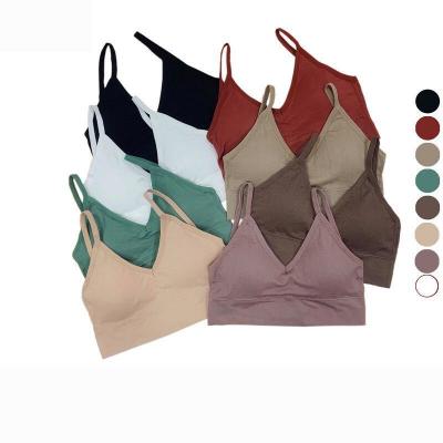 China Breathable Bralette Backless Full Cup Bra Wire Free Women Underwear Women U-shape Soft Adjustment Type for sale