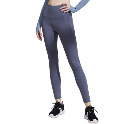 China Factory Wholesale Antibacterial Allure Quick Drying Nylon High Elastic Womens Run Sports Women Yoga Pants for sale