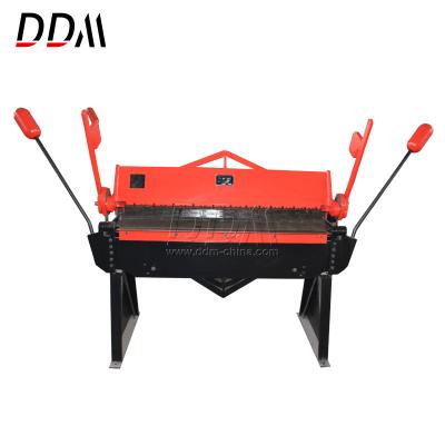 China Building Material Stores DDM Brand Manual Sheet Metal Bending Machine WS-1.2X3000 Hand Bending Machine Pan Box Bending for sale