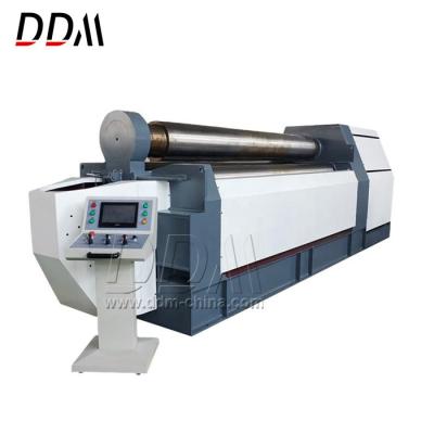 China Metal Sheet Rolling DDM Brand Factory Price Automatic CNC 4 Roller Hydraulic Metal Sheet Plate Bending Rolling Mill With CE for sale