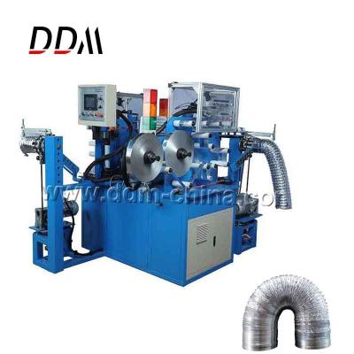 China Factory DDM Automatic HVAC Duct Machine Flexible Aluminum Air Duct Forming Machine for sale