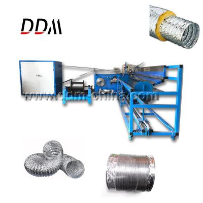 China Factory DDM Brand DMSR-600 HVAC Air Conditioning Aluminum Foil Flexible Duct Forming Machine for sale