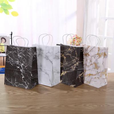 China Black Cheap Bio Kraft Paper For Fruit Kraft Paper Bag With Handle White Kraft Paper Bag With Chain Handles for sale