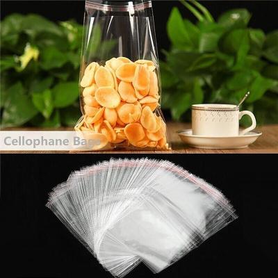 China Materials factory wholesale low price recycled transparent self adhesive seal clothes Opp packing plastic bag /clear poly for sale