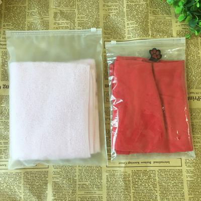 China Recycled Materials Ziplock Bags Shiny Custom Clothing Packaging Bags Ziplock Recloses Clear Ziplock Bag For Sale Custom Clothing for sale