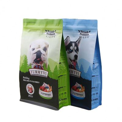 China Aluminum Foil Aseptic Standing Bag Food Packaging Flat Bottom Quick Zip Lock Bags Coffee Bean Packing Pouch Pet Food Bag for sale