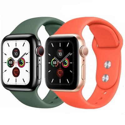 China Fashion. Sport strap for apple watch band 44mm 40mm 42mm 38mm correa iwatch 5 4 3 pulseira 2 sports silicone strap apple watch 4 accessories for sale