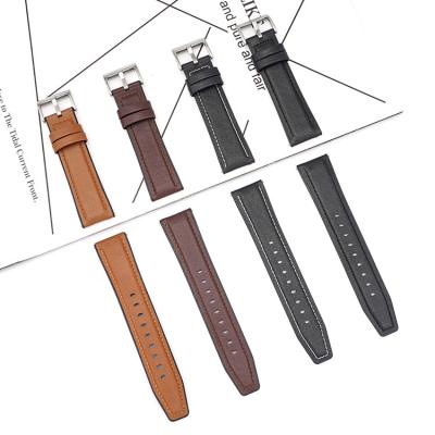 China Fast Version 22mm Leather Watch Strap Luxury Suitable Sticker Silicone Strap For Casio/Samsung Speed ​​s3 Smart Watch for sale