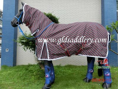 China 1200D Printed Winter Horse Blanket / Horse Products Horse Blanket GLD-RA220C for sale