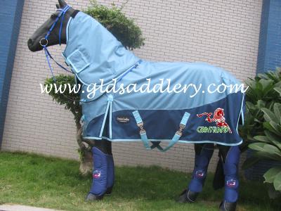 China 1680D with detachable neck horse cover GLD-RA215D for sale