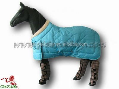 China Blue Stable Blanket Winter Horse Blanket Manufacturing GLD-RQ102S for sale