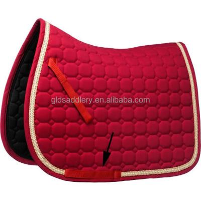 China Fashion Horse Saddle Red Saddle Pad Dressage Dressage Saddle Pad for sale