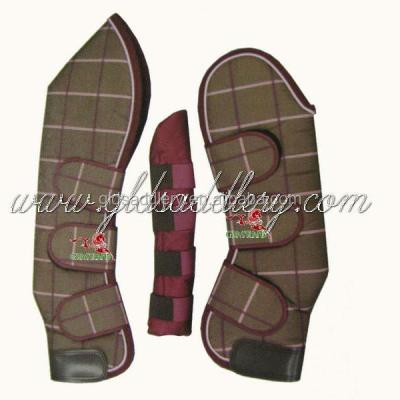 China High Quality 600D Polyester Horse Travel Boots GLD-TB004 for sale