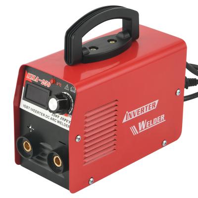 China Hotels MMA-250P Mini 220v Portable 250 Amp Muttahida Majlis-e-Amal Inverter Welder Welding Machine for sale