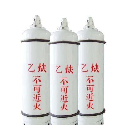 China China Acetylene Oxygen Tank Manufacturers Acetylene Gas Cylinder N2 Medical High Pressure Gas Cylinderfor CNG for sale