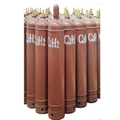 China Acetylene With Steel Welding 40L Valve / Acetylene Cylinder Kit Oxygen for sale