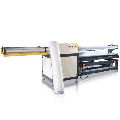 China machinery & Semi-automatic KIMKOO material box spring foam mattress roll packing machine for sale for sale