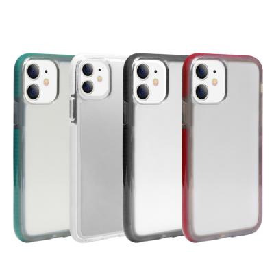 China For Iphone 11 Series Joyifun 2019 Luxury Bling 0.3mm Matte Translucent Tpe Tpu Phone Cases For Iphone 11 Frosted 3 In 1 Back Cases for sale