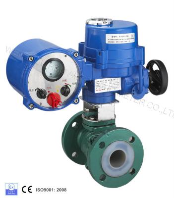 China General DC 24V Quarter Turn Electric Actuator For Butterfly Valve for sale