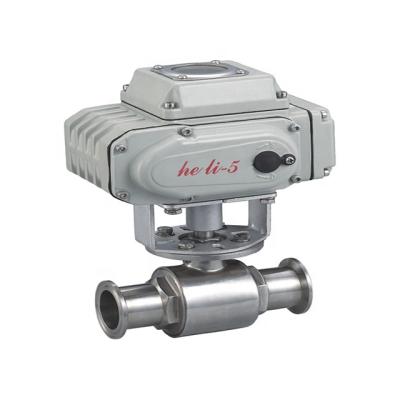 China General Two Way Electric Sanitary Ball Valve With Welding (DN15~DN150, Flange, Thread, Flange Optional) for sale