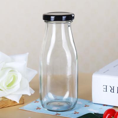 China Sustainable Jar With Metal Lid Milk Drink Bottle Instruments Machine Storage Box for sale