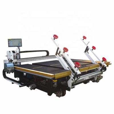 China Full Automatic Multifunctional Building Material Stores Glass Loading Cutting Breaking Machine for sale