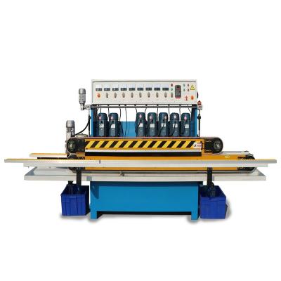 China Building Material Shops 8 Head Horizontal Type Grinding Machine Glass Beveling Polishing Machine for sale