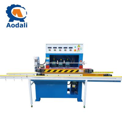 China Building material stores factory supply direct glass straight edge polishing grinding machine with four grinding heads for sale