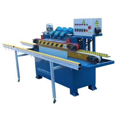 China Building Material Stores Small Size Four Head Straight Line Edging Glass Grinding Machine Price for sale