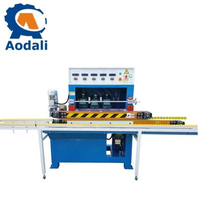 China Building Material Shops Microcrystalline Tile Glass 45 Degree Angle Chamfer Straight Line Edging Machine Price for sale