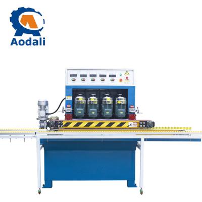 China Factory Stores Type New Building Material Straight Line Round Edge Glass Grinding Edge Grinding Machine With Four Grinding Heads for sale