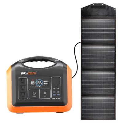 China 2020/2021 Home Bestsellers 1100Wh 120V Portable Solar For Outdoor Emergencies for sale