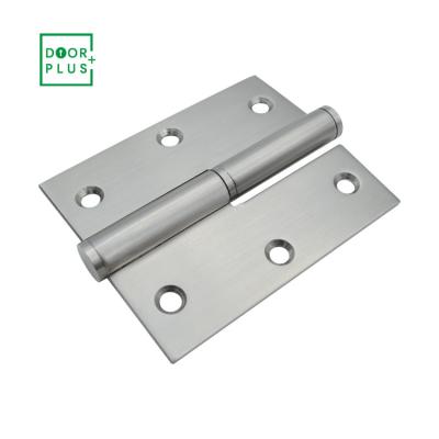 China Modern Design Good Quality Modern Design Stainless Steel Pin Wooden Exterior Close Door Hinges from Doorplus for sale