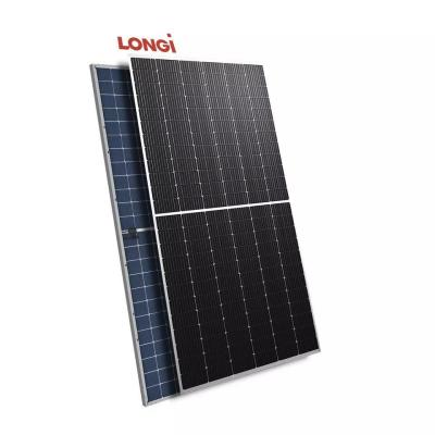 China Longi Solar Panel PV Module Half Cell 540W 545W 550W 555W 560W Bifacial Solar Panels with Dual Glass for sale