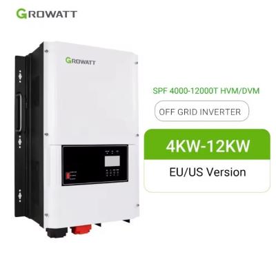 Китай Одновыходной тип Growatt SPF 10KW 12KW HVM инвертор для литиевой свинцово-кислотной батареи продается