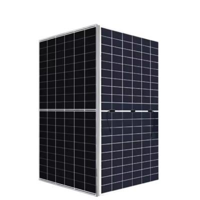 China Solar Power System 590W Canadian PV Panel Module BiHiKu7 CS7L-MB-AG Bifacial Double Glass Mono Half Cell Solar Panel for sale