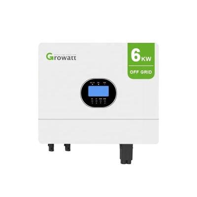 China Inversores CC/AC Growatt 6kW SPF 6000 ES Plus Inversor de armazenamento de energia solar com 2 MPPT à venda