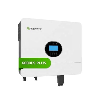 Chine Growatt SPF 6000 ES Plus Pure Sine Wave 2 MPPTs Invertisseur pour le stockage de l'énergie solaire à vendre